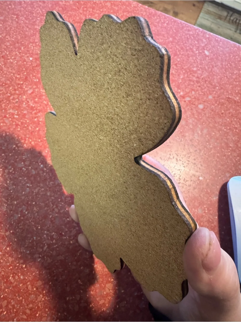 Hand crafted and designed by me Cork mouse pads customizable- made to order 7x7 - Picture 8 of 8